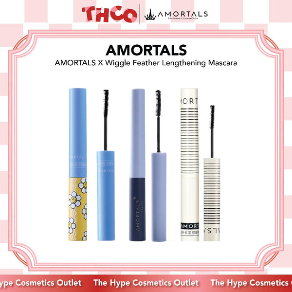 (COCO EXCLUSIVE) AMORTALS x Wiggle Feather Lengthening Mascara 尔木萄Wiggle联名纤长羽感睫毛膏 卷翘不晕染
