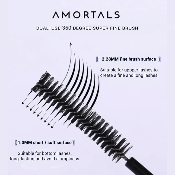 (COCO EXCLUSIVE) AMORTALS x Wiggle Feather Lengthening Mascara 尔木萄Wiggle联名纤长羽感睫毛膏 卷翘不晕染