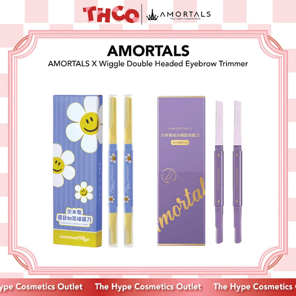 (COCO EXCLUSIVE) AMORTALS x Wiggle Double Headed Eyebrow Trimmer 尔木萄Wiggle联名双头修眉刀 刮眉刀工具