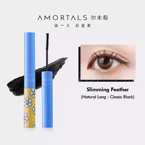 (COCO EXCLUSIVE) AMORTALS x Wiggle Feather Lengthening Mascara 尔木萄Wiggle联名纤长羽感睫毛膏 卷翘不晕染