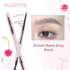 (COCO EXCLUSIVE) FLORTTE Dimensional Chopper Eyebrow Pencil 花洛莉亚立体小砍刀眉粉笔防水持久自然眉笔