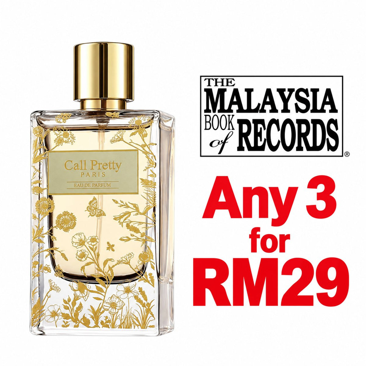 SHIMANG Softly Bloom Perfume (50ml) — Any 3 for RM29