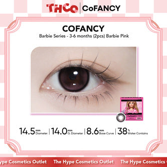 COFANCY Barbie Series - 3-6 Months (2pcs) Barbie Pink 粉墨芭比