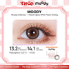 MOODY Moody Collection - 1-Month (2pcs) White Peach Oolong MOODY美瞳月抛精选系列白桃乌龙