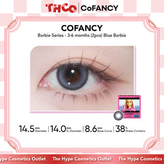 COFANCY Barbie Series - 3-6 Months (2pcs) Blue Barbie 海风芭比