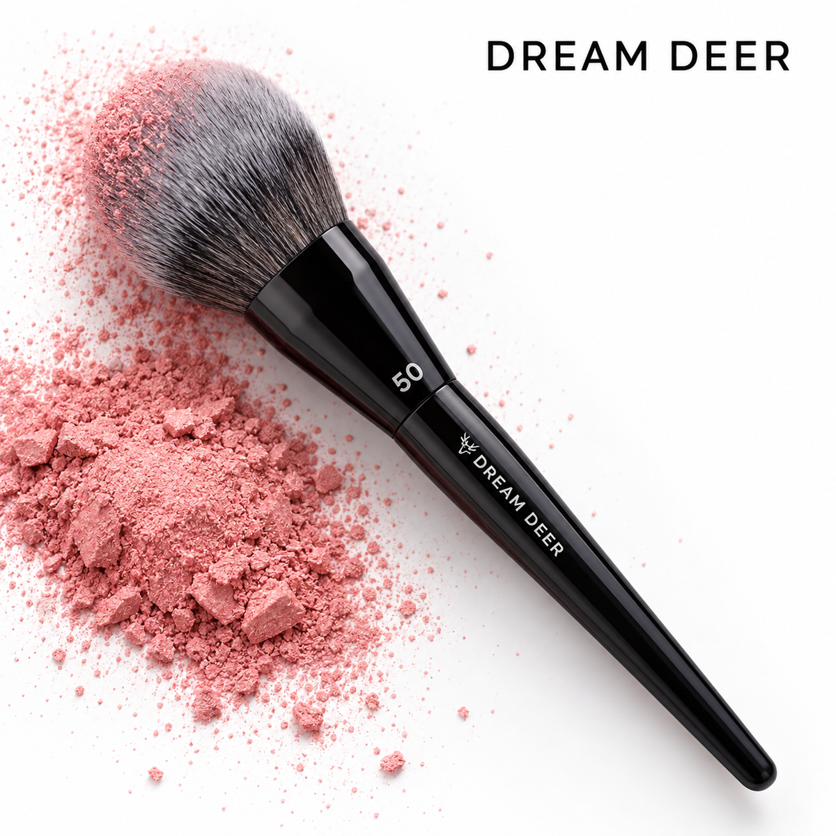 Dream Deer Powder Blush Brush #50 texture and application