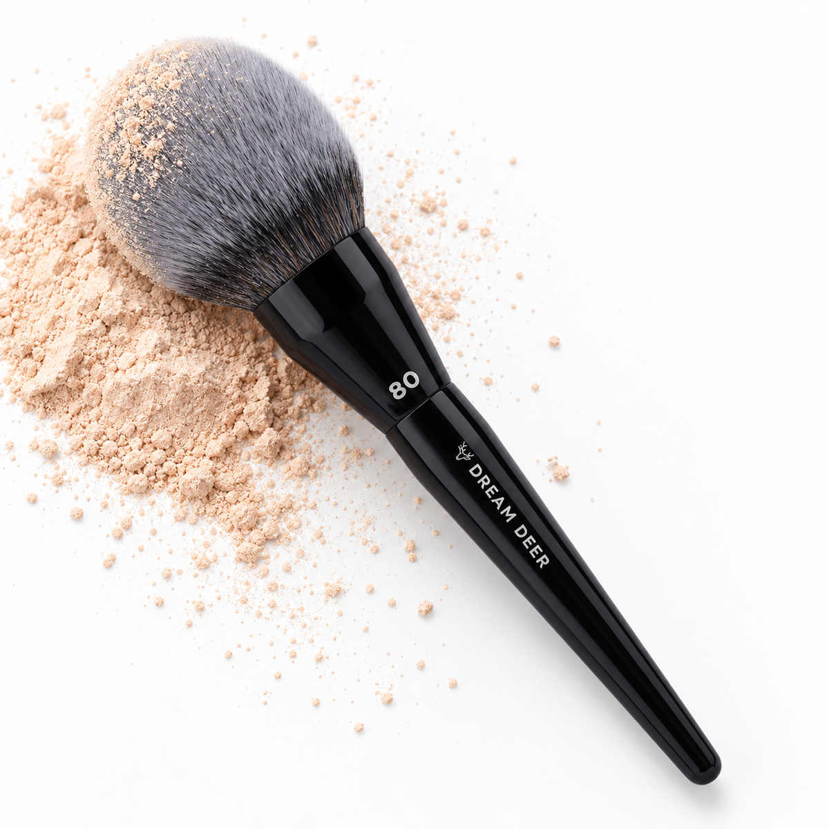 Dream Deer Fluffy Powder Brush #80 texture and application