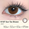 KILALA 187 Oxygen Sense - 1-Month (1 pc) Brown (Sun Tan Brown) 日晒棕