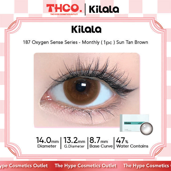 KILALA 187 Oxygen Sense - 1-Month (1 pc) Brown (Sun Tan Brown) 日晒棕