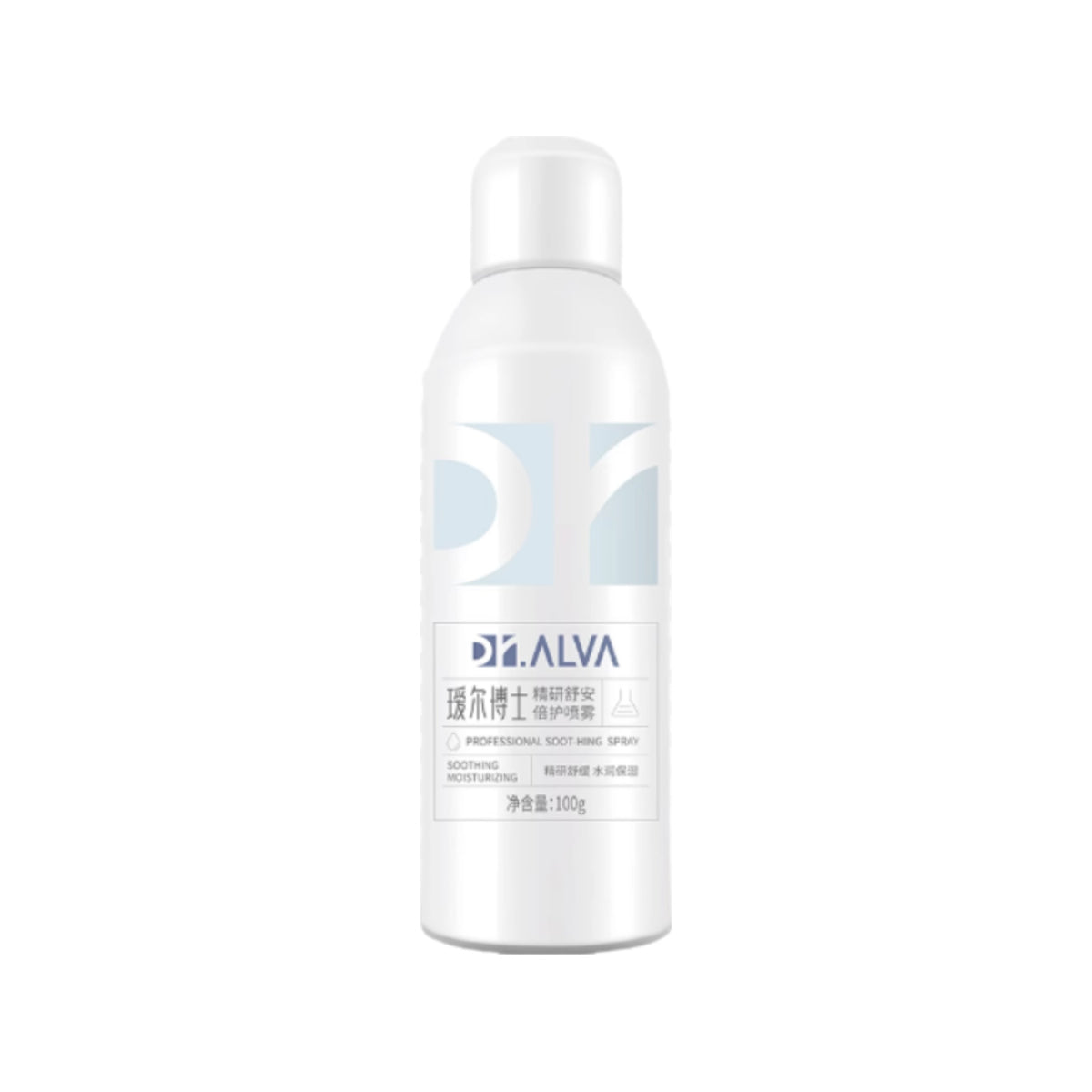 Dr. Alva Professional Soothing Spray (100g) — uniform white cover