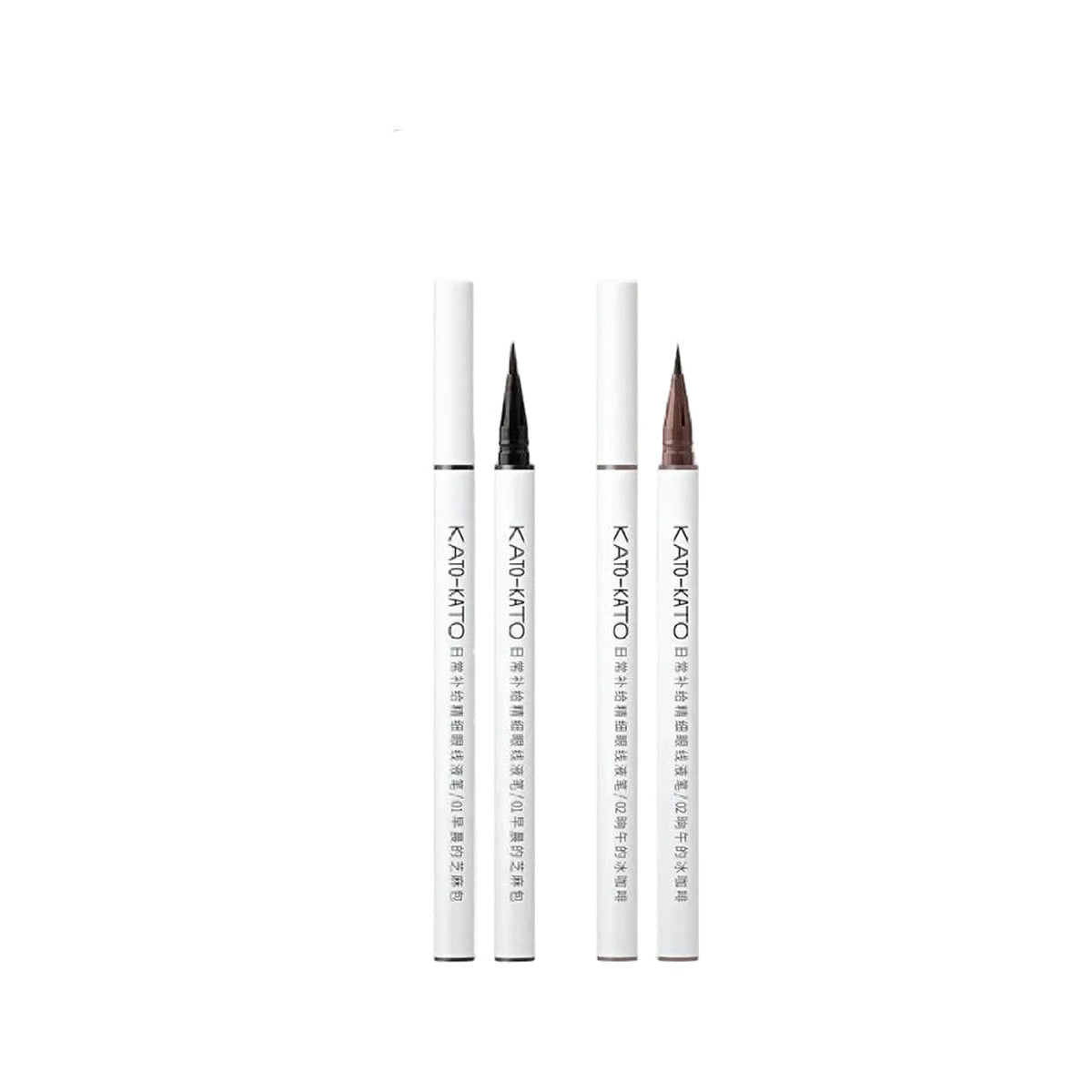 KATO-KATO Colorful Liquid Eyeliner Long Lasting Eyeliner Katokato 日常补给精细眼线液笔 顺滑纤细眼线笔 — white background