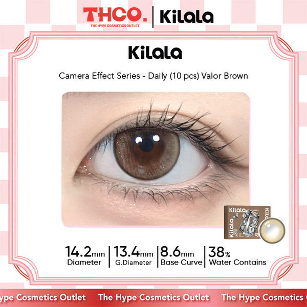 KILALA Camera Effect - 1-Day (10 pcs) Valor Brown 无畏失焦棕