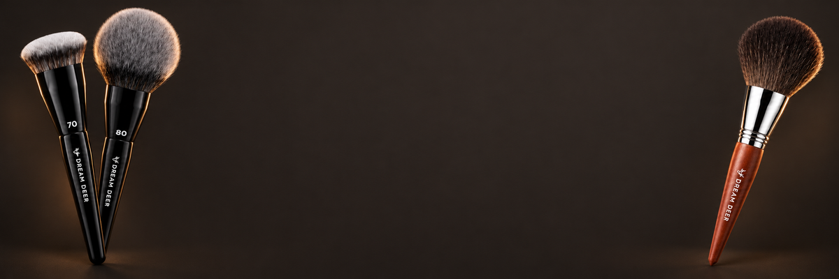 Dream Deer brushes on a clean dark horizontal background