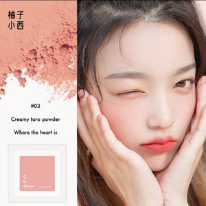 CC SHEER Blush Powder 柚子小西柔焦显白腮红