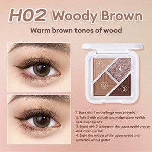 HOLD LIVE Puzzle Pocket Eyeshadow Palette Holdlive 拼图口袋眼影盘