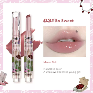 FLORTTE Super Beauty Lip Gloss Glaze Lipstick 花洛莉亚怪美莉亚固体唇蜜