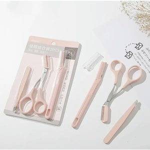 MALIAN Ultimate Brow Trimming Kit MALIAN Eyebrow Brow Tweezer Scissors Razor