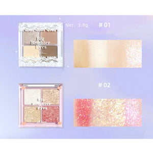 JILL LEEN 4 Colors Mini Eyeshadow Palette Jillleen 迷你四色眼影盘