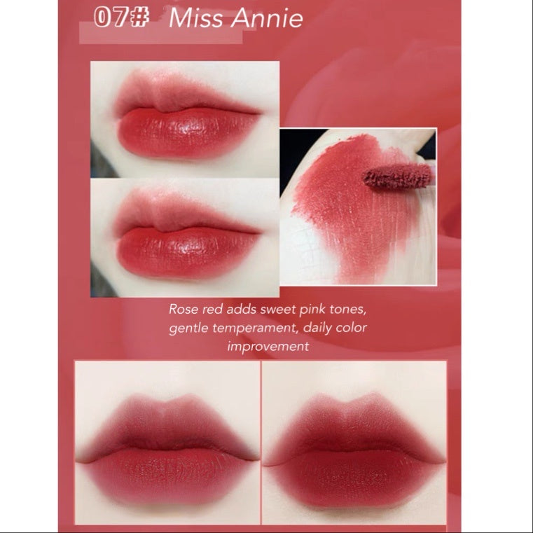 JILL LEEN Matte Velvet Lip Glaze Jillleen 雾色哑光丝绒唇釉