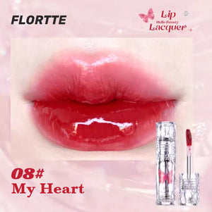 FLORTTE Hello Beauty Lip Lacquer Lip Glaze 花洛莉亚好美莉亚唇漆镜面 水光唇釉