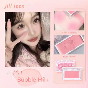 Jill Leen Cheek Cream Blush Jillleen 缤纷柔滑腮红膏泥 氛围感滋润腮红盘