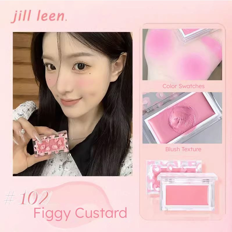 Jill Leen Cheek Cream Blush Jillleen 缤纷柔滑腮红膏泥 氛围感滋润腮红盘