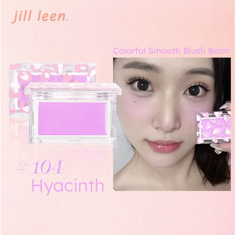 Jill Leen Cheek Cream Blush Jillleen 缤纷柔滑腮红膏泥 氛围感滋润腮红盘