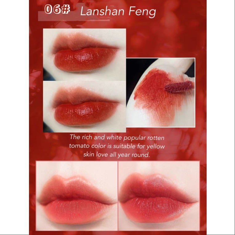 JILL LEEN Matte Velvet Lip Glaze Jillleen 雾色哑光丝绒唇釉