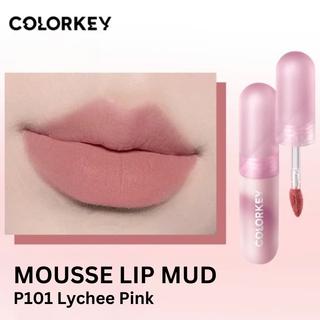 COLORKEY Mousse Lip Mud Matte Texture Lip Gloss Liquid Lipstick Non-Drying Colorkey 小彩弹慕斯唇泥