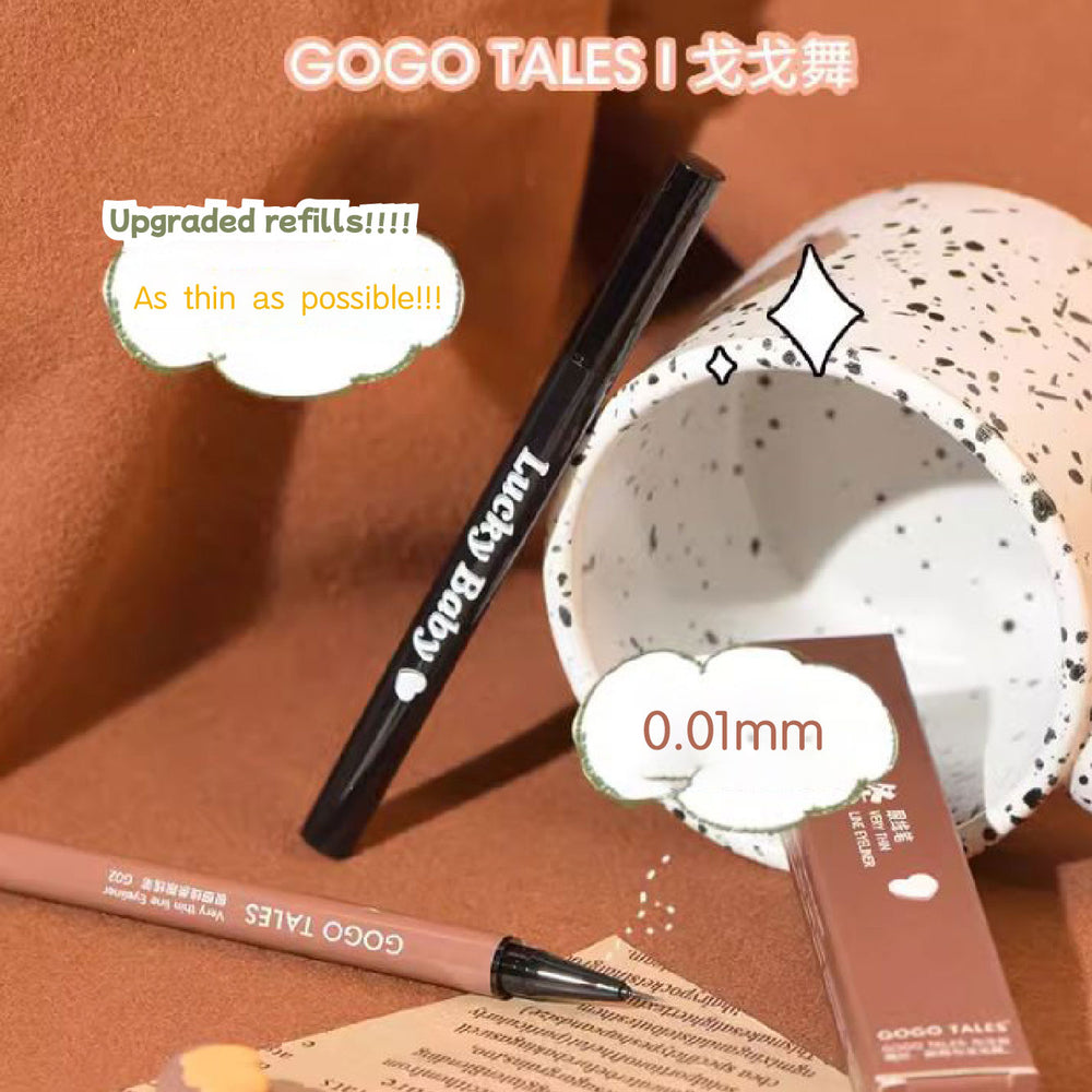 GOGO TALES Ultra Thin Liquid Eyeliner Long Lasting Gogotales 戈戈舞不易晕染持久极细眼线液笔