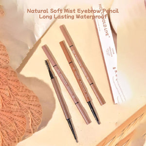 HOLD LIVE Natural Soft Mist Eyebrow Pencil Long Lasting Waterproof Holdlive 自然柔雾眉笔 防水防汗持久