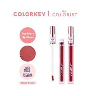 COLORKEY X POP MART Lip Gloss Velvet Matte & Watery Mirror Texture Liquid Lipstick Colorkey 珂拉琪泡泡玛特空气唇釉丝绒雾面镜面