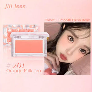 Jill Leen Cheek Cream Blush Jillleen 缤纷柔滑腮红膏泥 氛围感滋润腮红盘