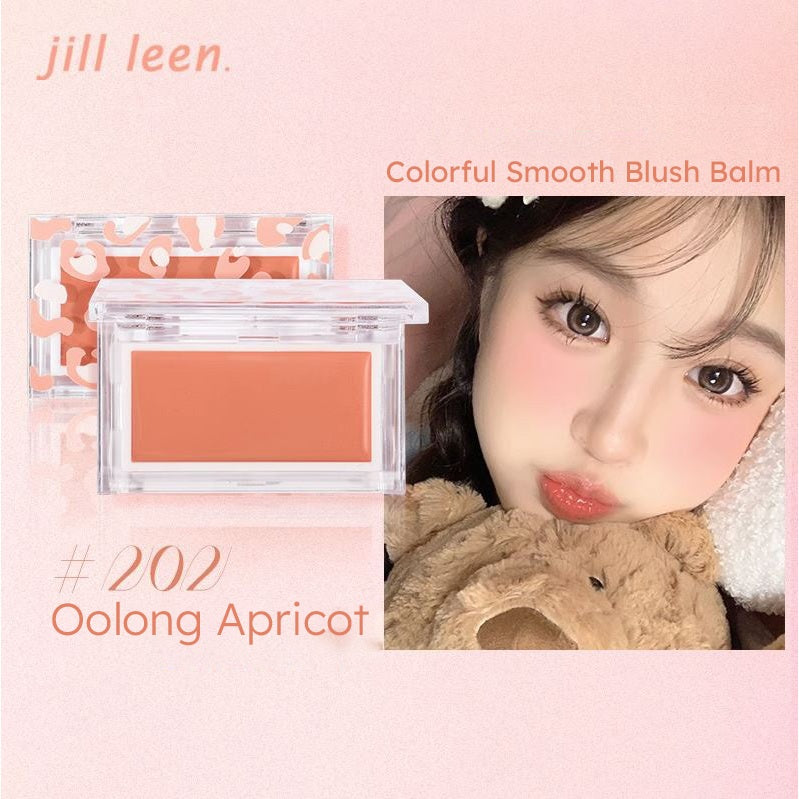 Jill Leen Cheek Cream Blush Jillleen 缤纷柔滑腮红膏泥 氛围感滋润腮红盘