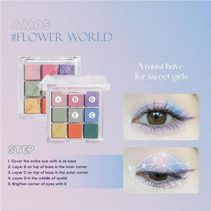 JILL LEEN Show Color Mini Eyeshadow Palette Jillleen 炫色迷你眼影盘 九宫格眼影盘