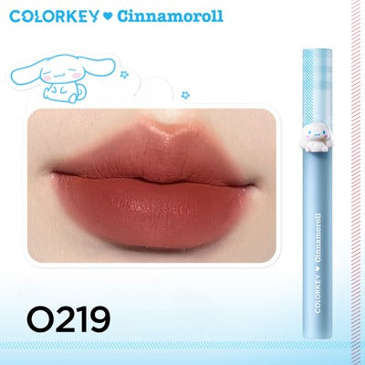 COLORKEY X Cinnamoroll / Hello Kitty Airy Velvet Lip Lacquer and Airy Lip Mirror Series Colorkey珂拉琪玉桂狗/凯蒂猫唇釉丝绒雾面口红