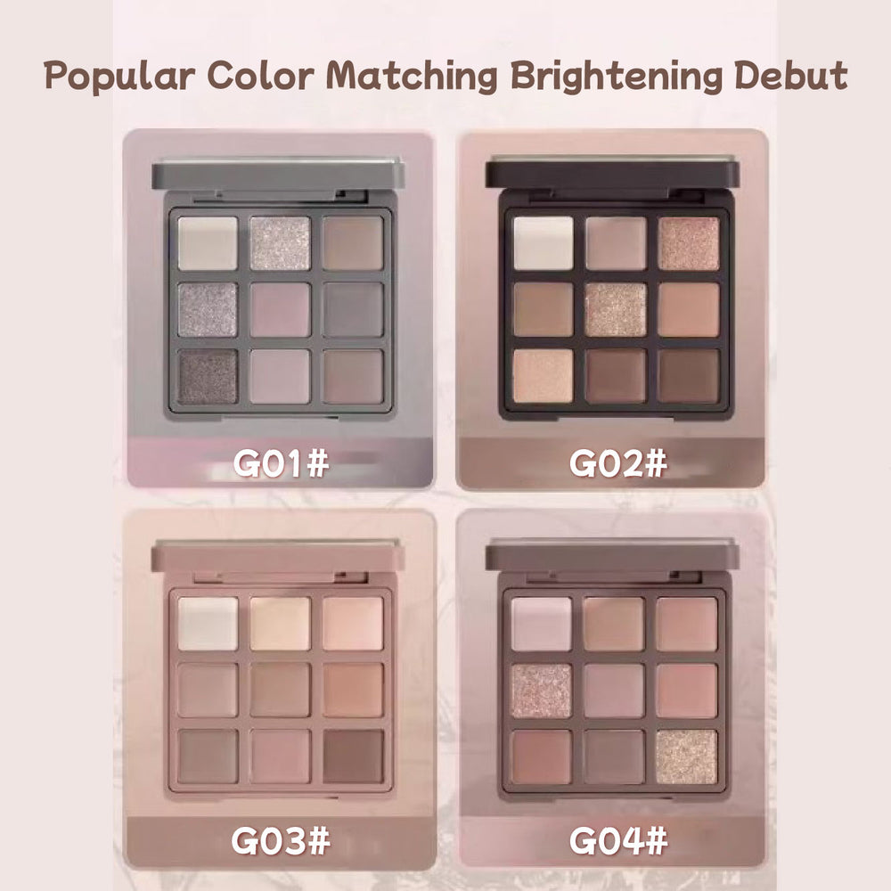 GOGO TALES Light Impression 9 Color Eyeshadow Palette Gogotales 戈戈舞光影印象九色眼影盘