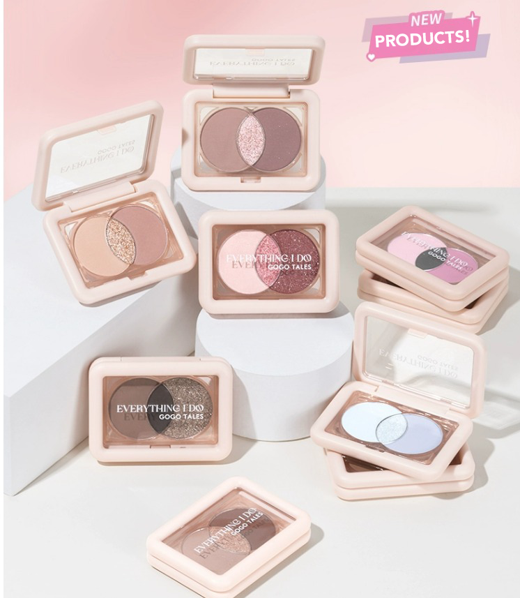 GOGO TALES Tricolor Eyeshadow Palette Gogotales 戈戈舞小方盒3色眼影盘