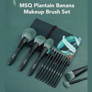 MSQ Plantain Banana Makeup Brush Set 魅丝蔻 14支芭蕉化妆刷套装全套 (14 Pcs)