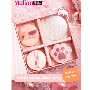 MALIAN Cotton Candy Air Cushion Puff Set Malian 玛莉安棉花糖气垫粉扑套组