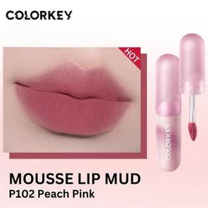 COLORKEY Mousse Lip Mud Matte Texture Lip Gloss Liquid Lipstick Non-Drying Colorkey 小彩弹慕斯唇泥