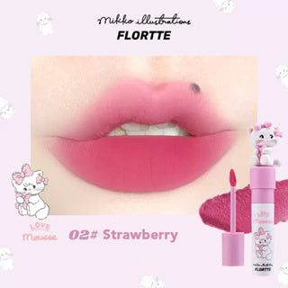 FLORTTE X MIKKO Rua Rua Lip Cream Flortte 花落利亚 X Mikko 联名款软软派对系列柔焦奶糕唇霜