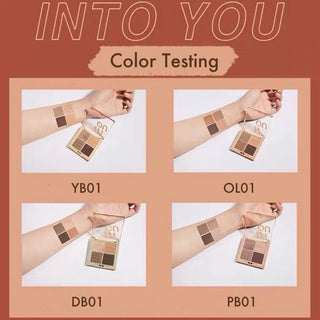 INTOYOU Smokey Fire 4 Shade Eyeshadow Palette Into You