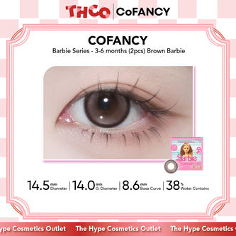 COFANCY Barbie Series - 3-6 Months (2pcs) Brown Barbie 恋棕芭比