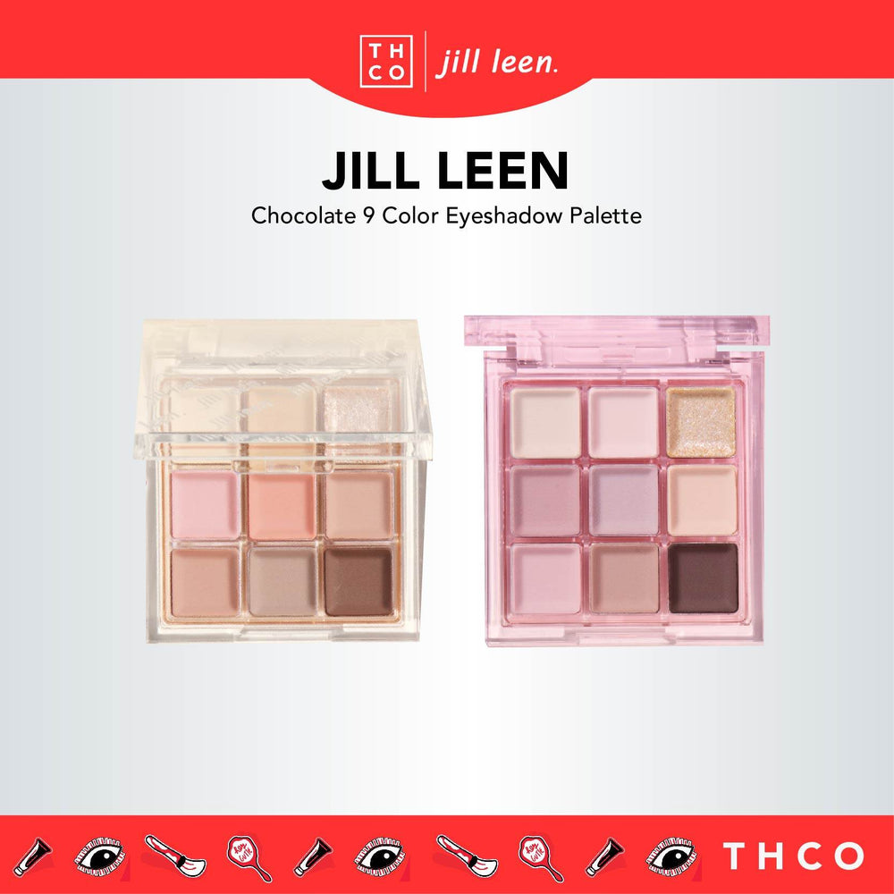 Jill Leen Chocolate 9 Color Eyeshadow Palette Jillleen 巧克力九色眼影盘 大地色