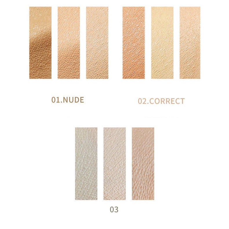 JILL LEEN Triple Shade Cream Concealer Palette Jillleen 三色平衡遮瑕盘 遮瑕盘眼下遮瑕