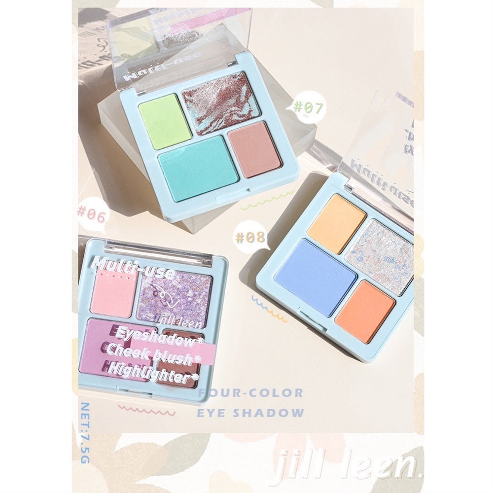 JILL LEEN 4 Colors Eyeshadow Palette Jillleen 四色眼影盘