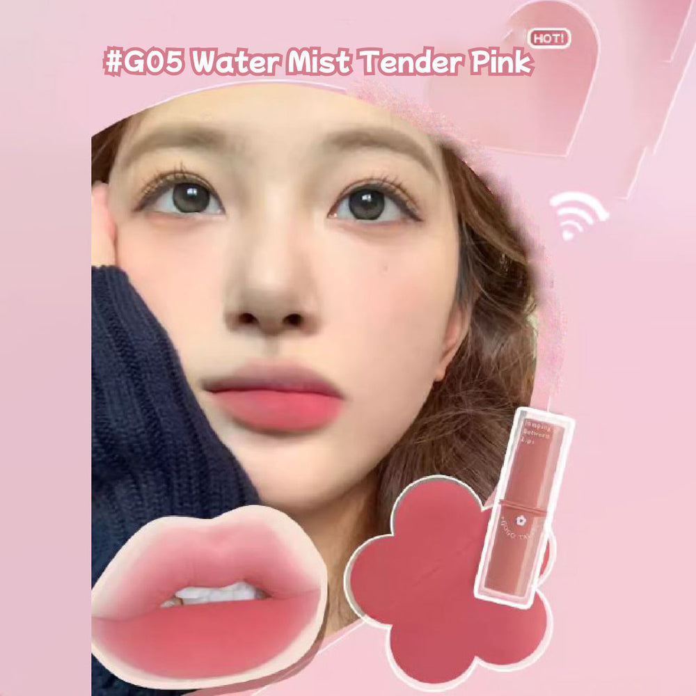 GOGO TALES Plush Mud Lipstick Solid Matte Lip Clay Gogotales 戈戈舞绒泥妆色唇膏 雾面哑光固体唇泥棒