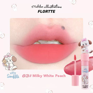 FLORTTE X MIKKO Rua Rua Lip Cream Flortte 花落利亚 X Mikko 联名款软软派对系列柔焦奶糕唇霜