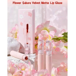 HOLD LIVE Flower Sakura Velvet Matte Lip Glaze Holdlive Lipstick 花樱绒雾唇釉